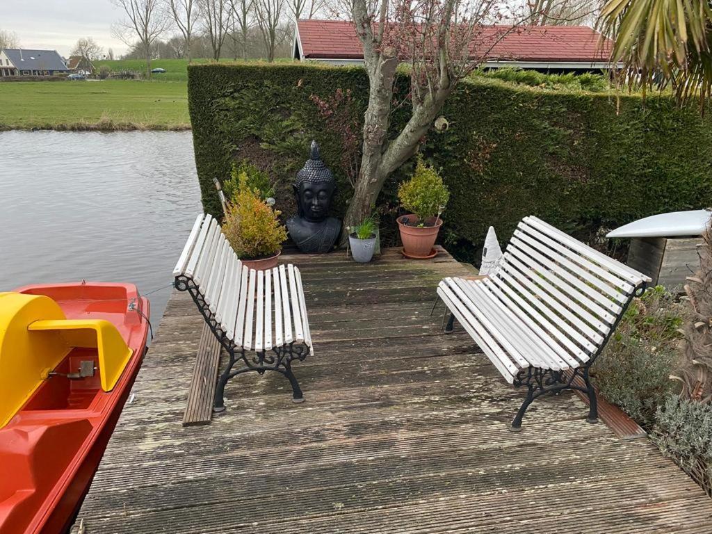 Einzigartiges Haus Am Isselmeer Wervershoof Luaran gambar